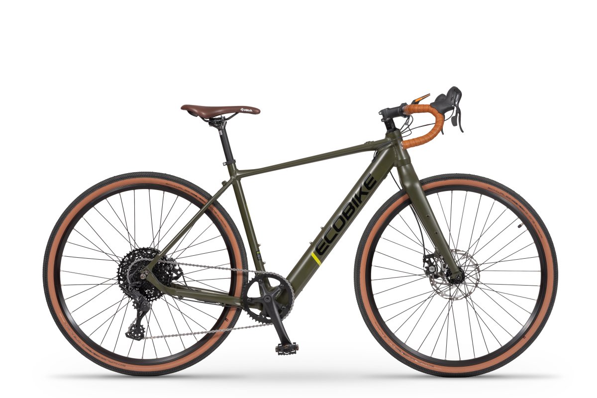 Ecobike Lightweight Gravel Elcykel Forest