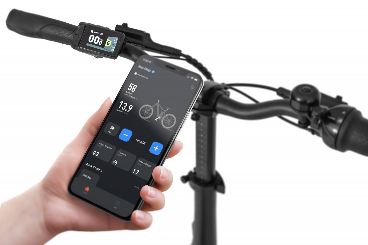 Ecobike Rhino Cruise Vit Vikbar Nyhet