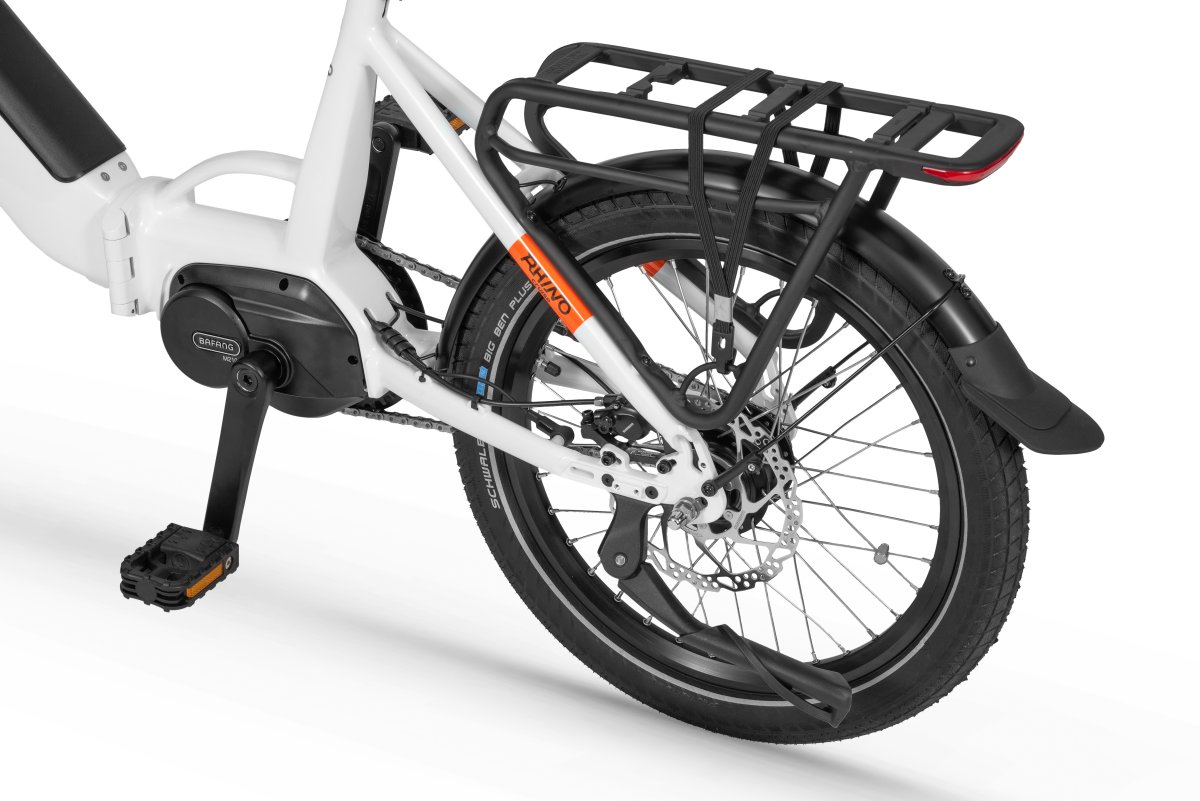 Ecobike Rhino Cruise Vit Vikbar Nyhet