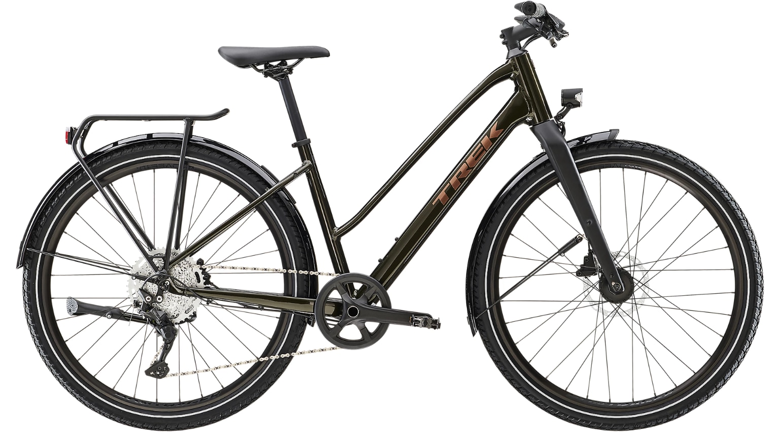 Trek Dual Sport 3 EQ Stagger Gen 5 Grön, Nyhet 2023
