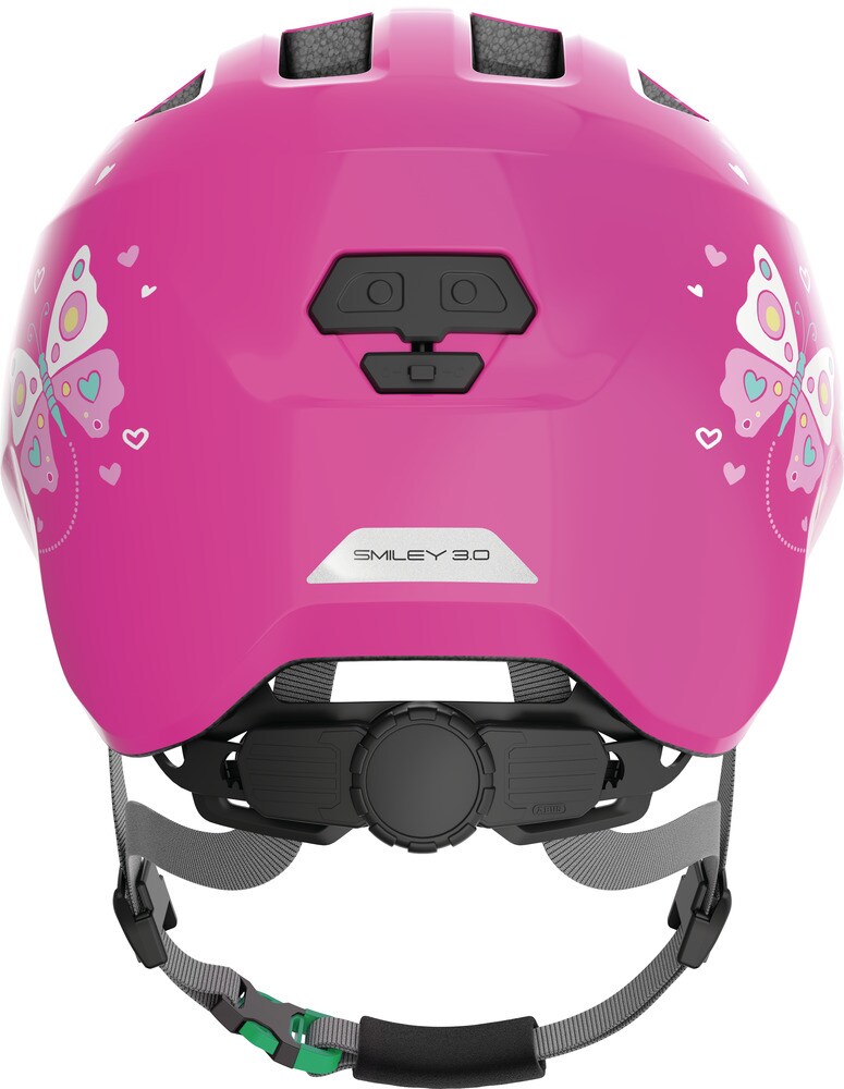 Hjälm Abus Smiley 3.0 Rosa Grönt Spänne
