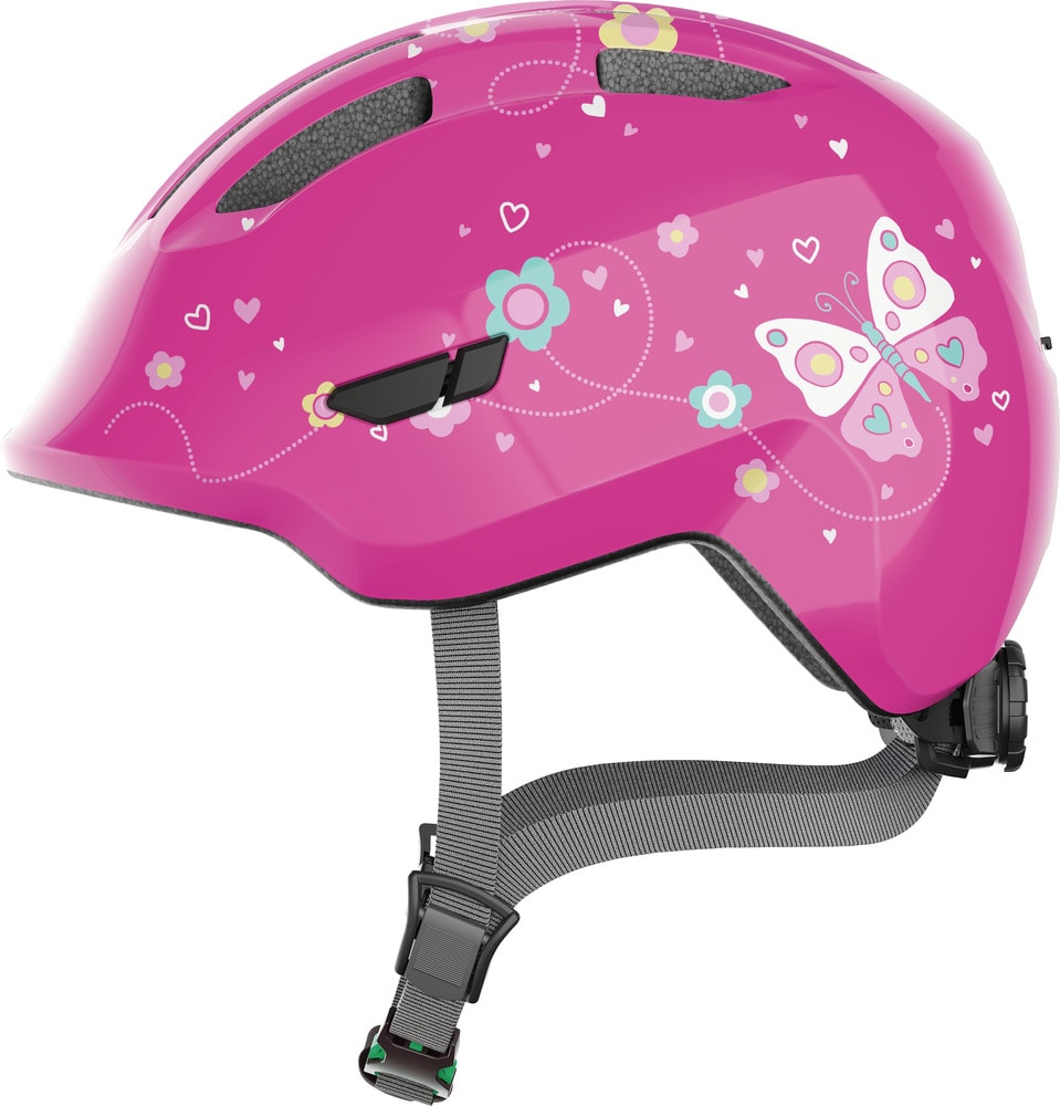 Hjälm Abus Smiley 3.0 Rosa Grönt Spänne