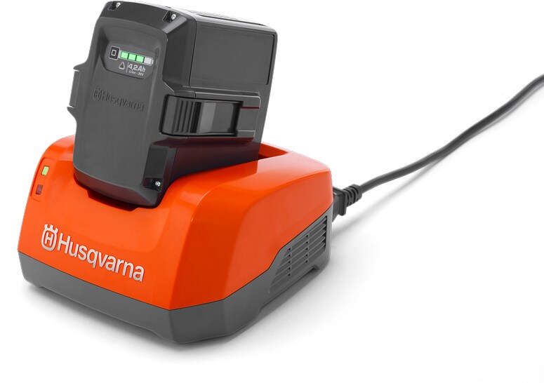 Husqvarnas batteriladdare QC500 (500w).