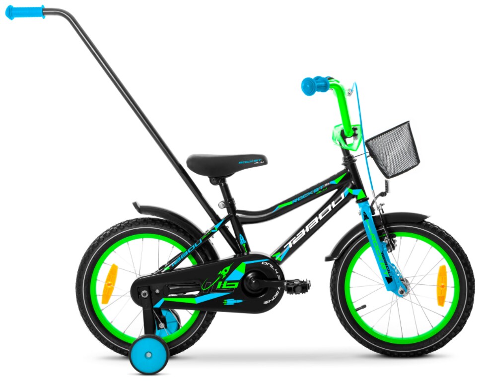 Tabou Rocket Alu 16" svart/blå