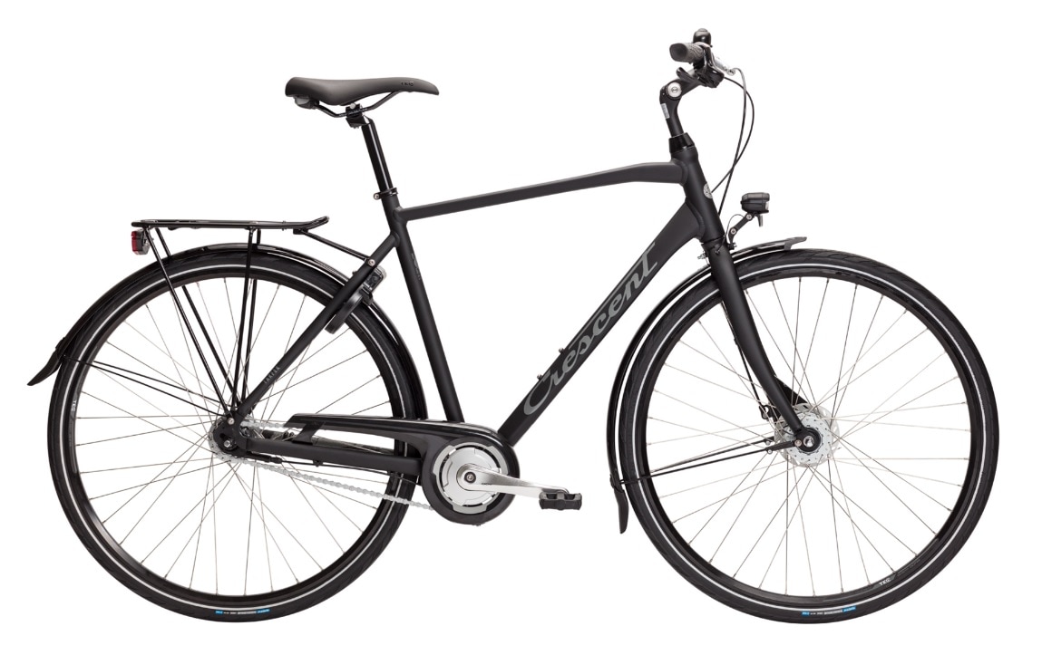 Crescent Tarfek 7 vxl Matt svart 28" 62 cm Ram 